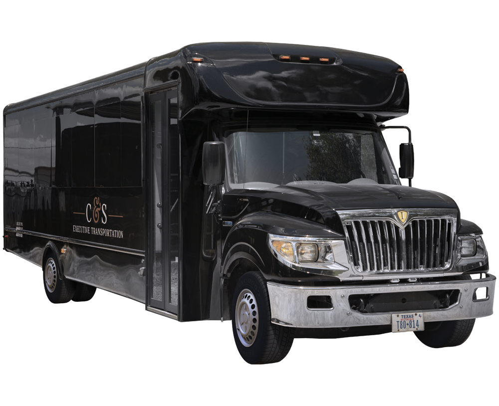 32-person luxury bus providing premium group transportation by C&S Executive