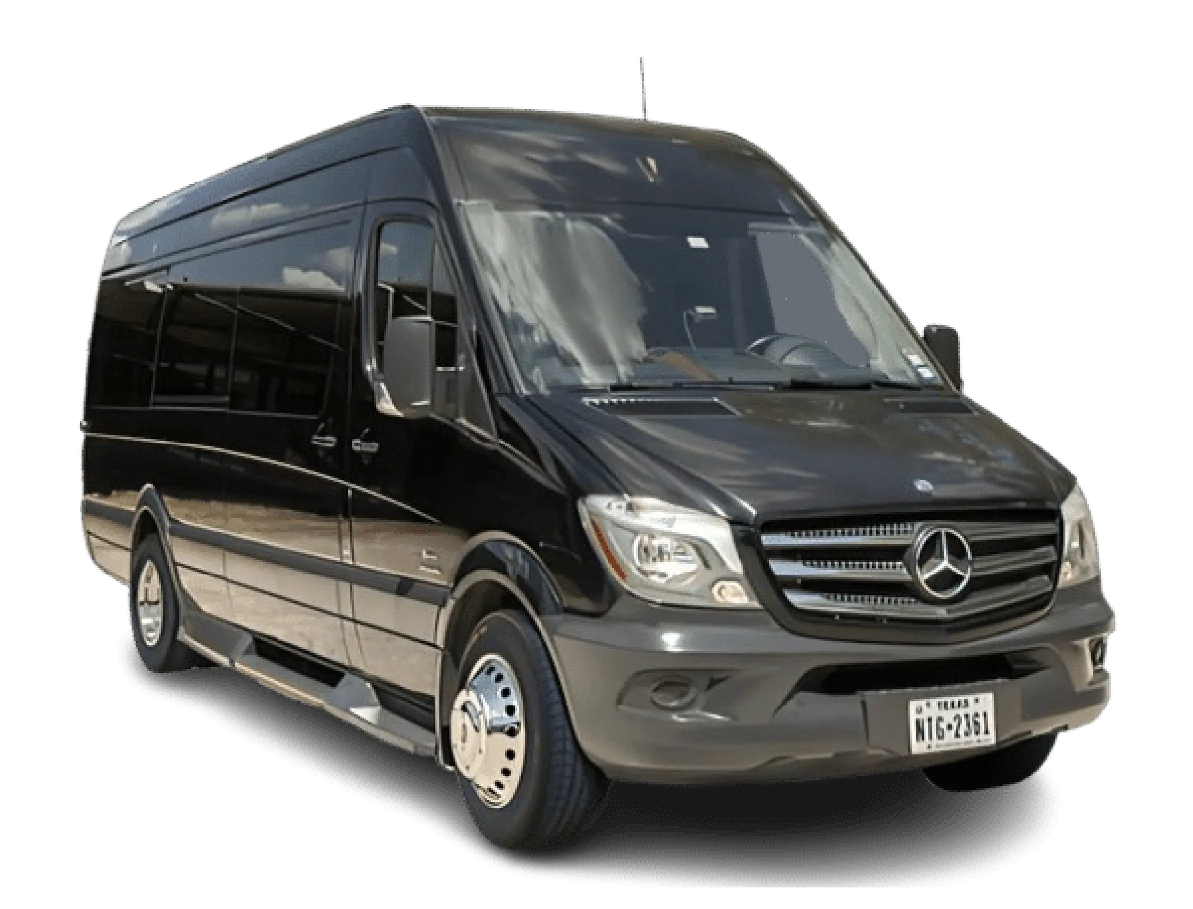 Mercedes Sprinter providing luxury and comfortable group transportation by C&S Executive
