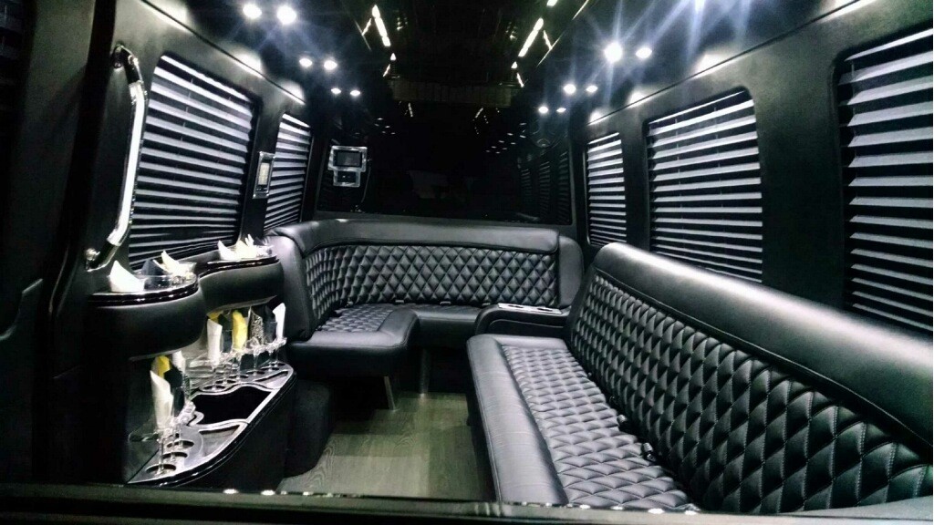 Luxury Sprinter limo service by C&S Executive for group and executive transportation